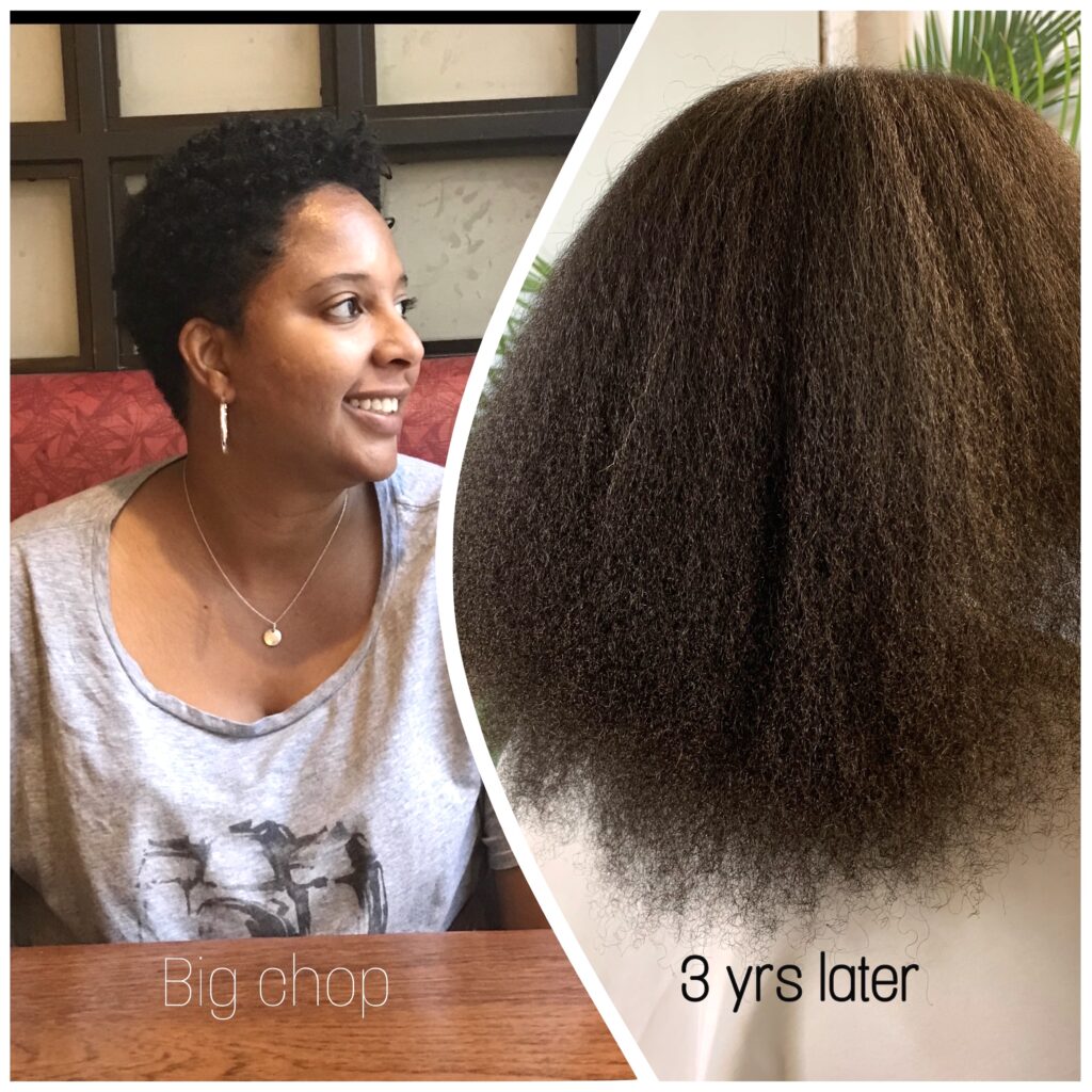 Before & After Big Chop on Natural hair by Park Avenue CURLS Salon of Dallas
